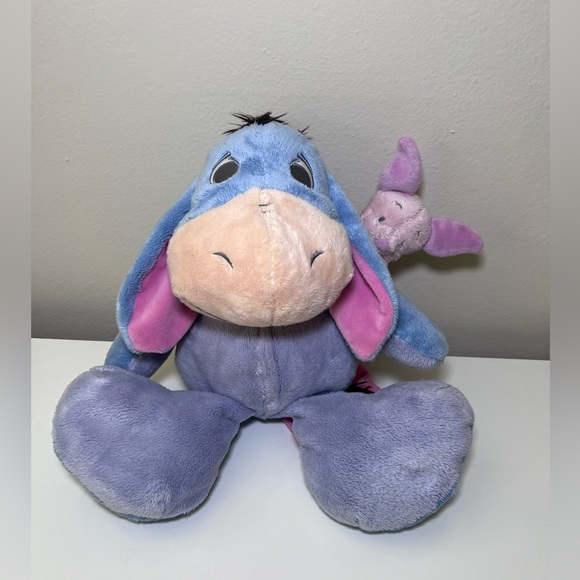 DISNEY PARKS FLOPPY EARS BABY EEYORE & PIGLET STUFFED ANIMAL PLUSH TOY WINNIE - Picture 7 of 8